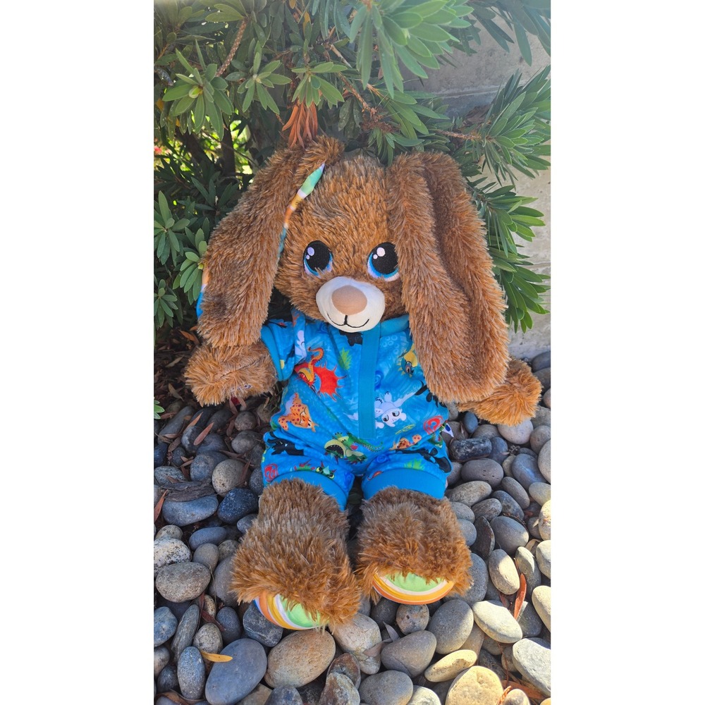 Build A Bear Brown Bunny Plush How to Train Your Dragon Sleeper Toothless Blue